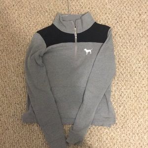 PINK half zip size small